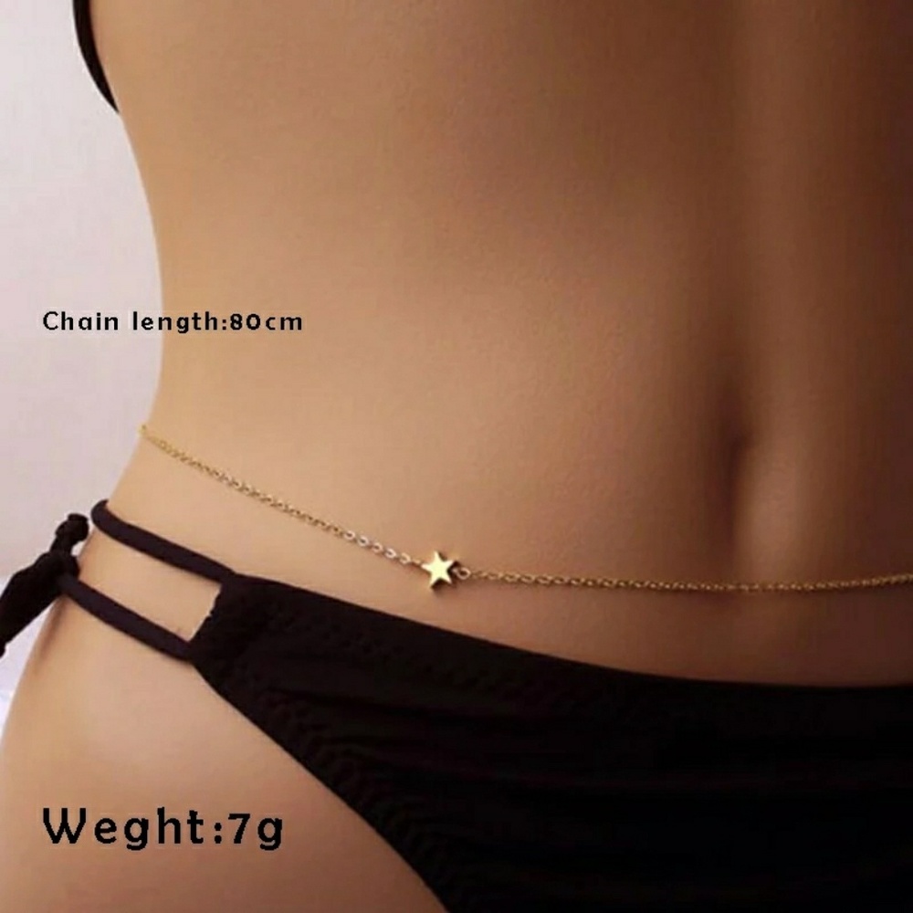 New Simple Star Body Chain - Picture 2 of 2